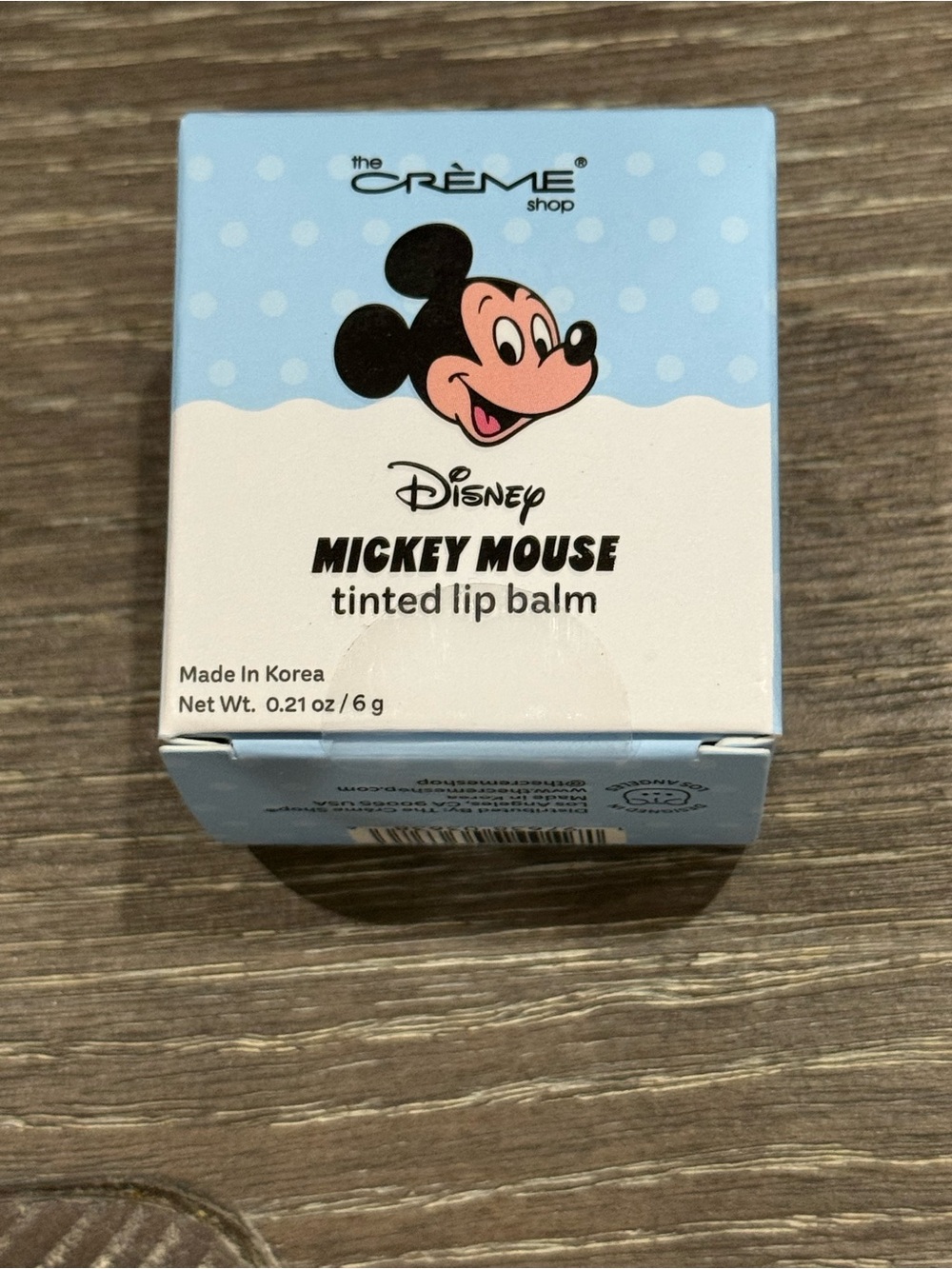 The Crème Shop Disney Mickey Mouse Tinted Lip Balm - Light Blue